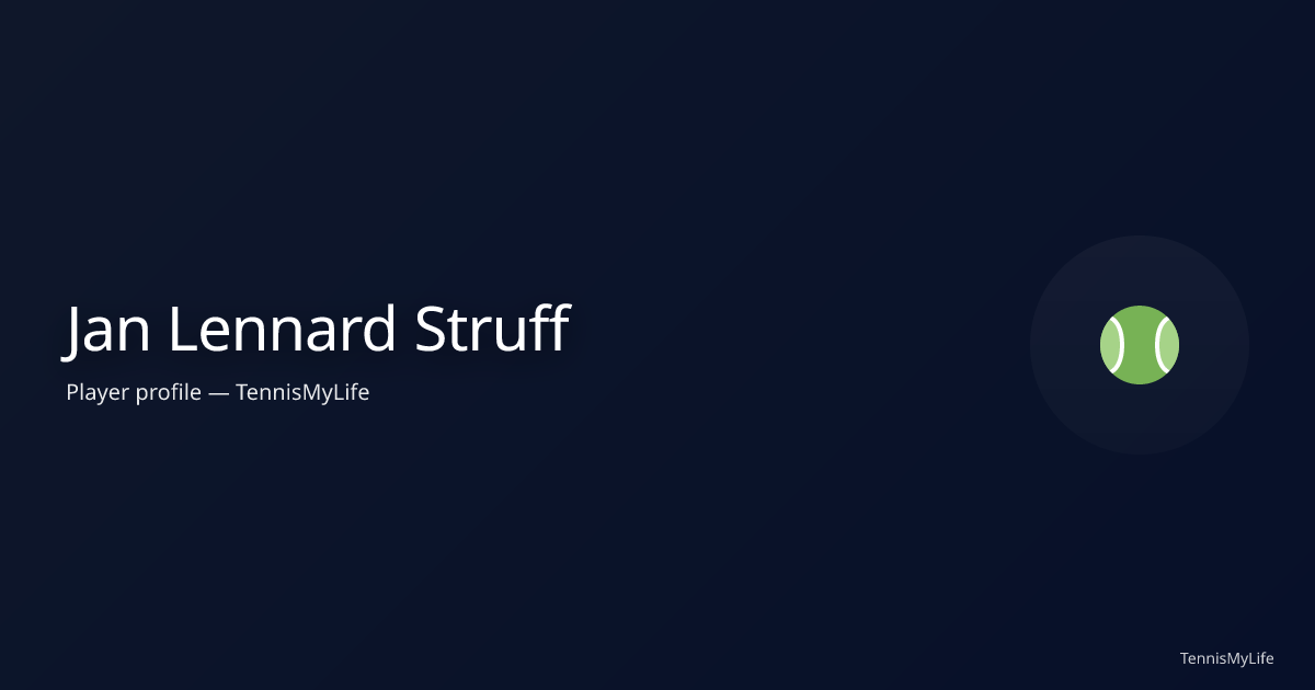 Jan-Lennard Struff Hard Court Stats & Match Results